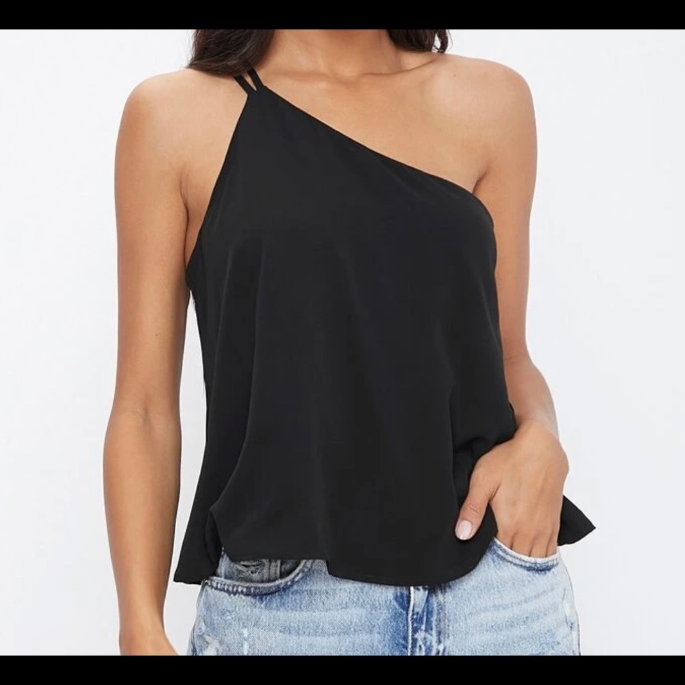 One shoulder Strappy Top